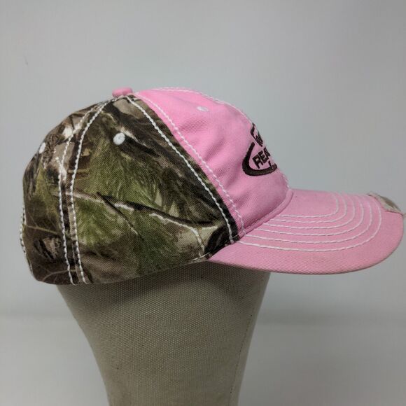 Team Realtree Women's Strapback Hat Pink Camo OSFA Embroidered Logo - Picture 6 of 12